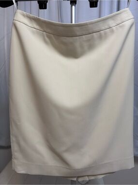 Classic Cream Pencil Skirt — Timeless Office Essential